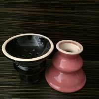 In stock clay bowl ceramic for shisha hookah with 6 colors