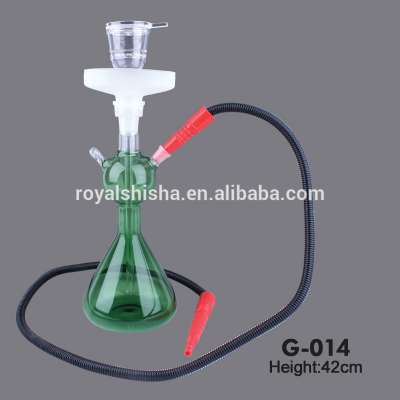 Factory Price colored smoke hookah LED glass Hookah dubai al fakher